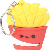 2.25" Fast Food Keychains – Fun, Miniature Food-Themed Accessories in Assorted Designs